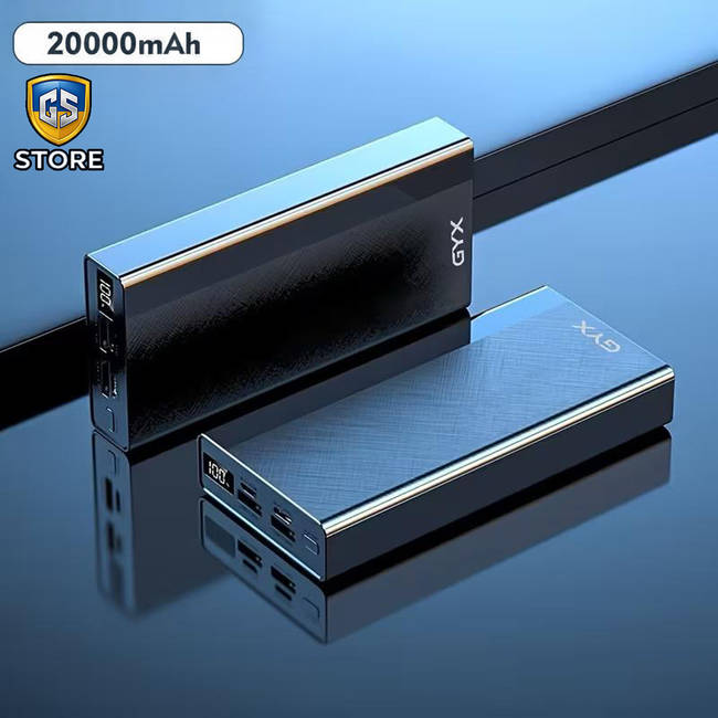 Повербанк GYX 20000 mAh з LED-дисплеєм SP05 / чорний