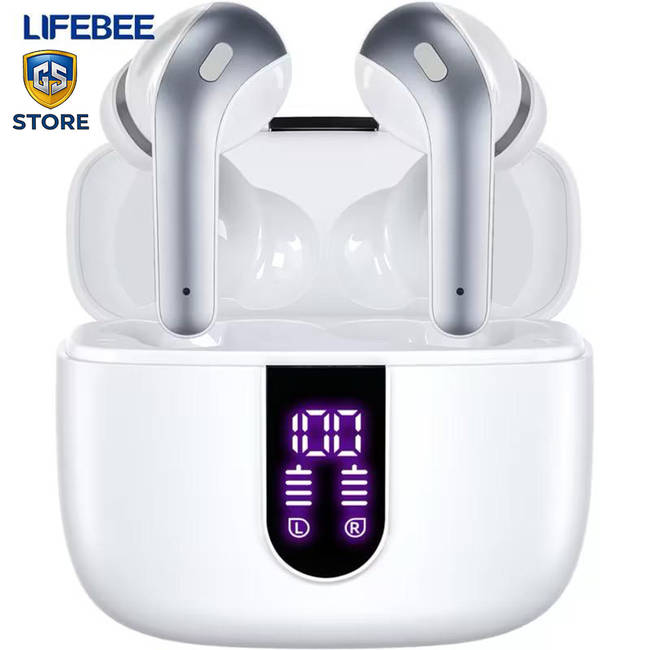 Бездротові Навушники LIFEBEE TWS з LED-дисплеєм та мікрофоном